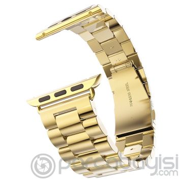 Ally Apple Wathc 38mm Kayış Paslanmaz Çelik 3 Bakla