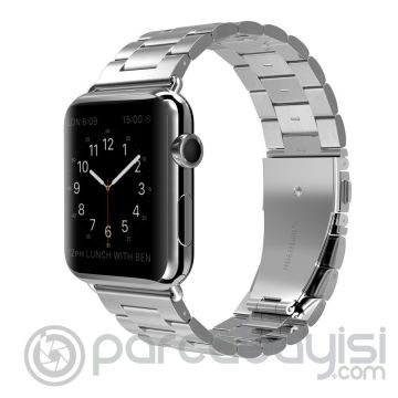 Ally Apple Wathc 38mm Kayış Paslanmaz Çelik 3 Bakla