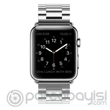 Ally Apple Wathc 38mm Kayış Paslanmaz Çelik 3 Bakla