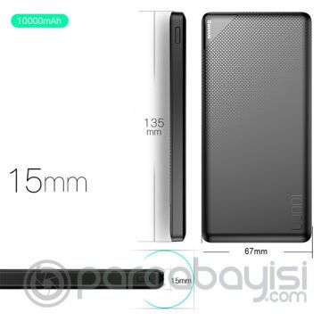 Baseus Mini Cu 10000mah Harici Şarj Power Bank Çift Usb Çıkışlı
