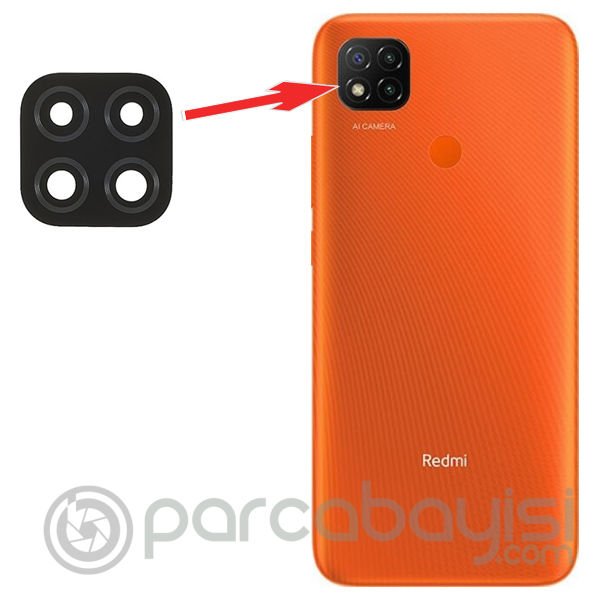 Xiaomi Redmi 9C Kamera Lens Camı