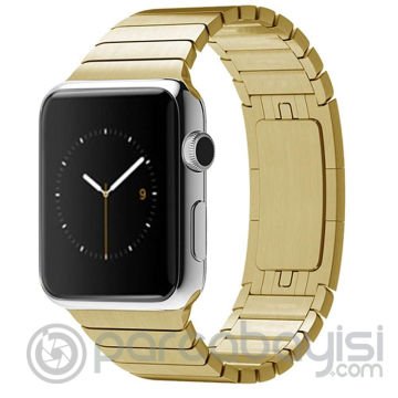 Ally Apple Watch 7-8 45mm 6-5-4 44mm Paslanmaz Çelik Kayış Kordon 3-2-1 42mm