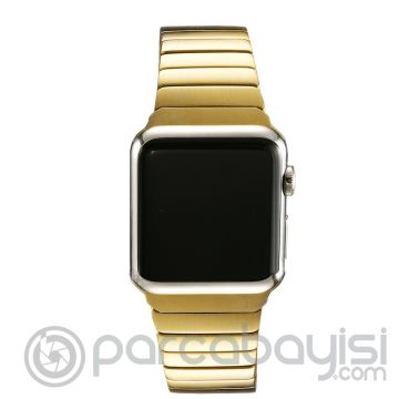 Ally Apple Watch 7-8 45mm 6-5-4 44mm Paslanmaz Çelik Kayış Kordon 3-2-1 42mm