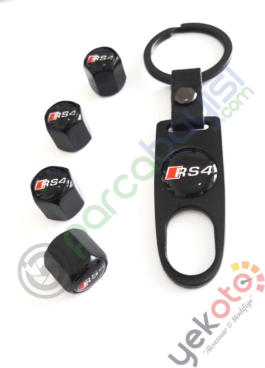 Rs4 Metal Anahtarlık Ve Sibop Kapak Seti 1.Kalite