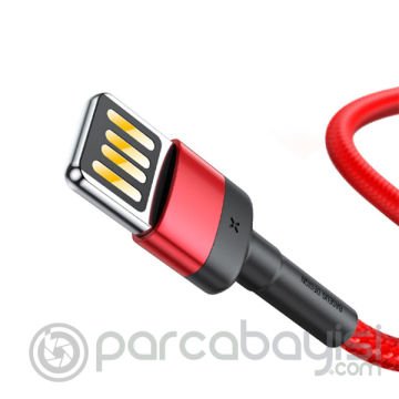 Baseus Cafule Special Edition İPhone 2.4A 1m Hızlı Şarj Halat Usb Kablo