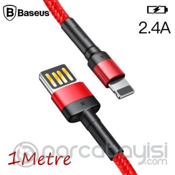 Baseus Cafule Special Edition İPhone 2.4A 1m Hızlı Şarj Halat Usb Kablo