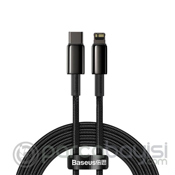 Baseus Tungsten Gold PD 20W İPhone USB-C to Lightning Şarj Kablosu 2 Metre