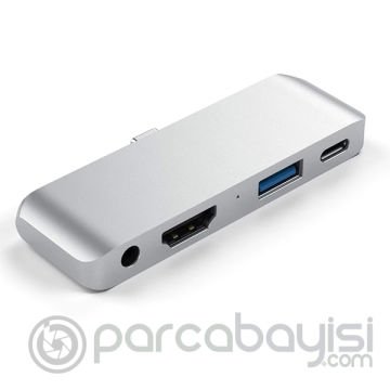 Ally Usb (Type-C to 4 in1 Usb 3.0 HDMİ HDTV 3.5 Jack  PD) Hub Adaptör Çoklayıcı