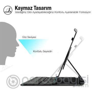 SM Galaxy Tab A 10.0 (P580-P585) 360 Derece Döner Standlı Kılıf