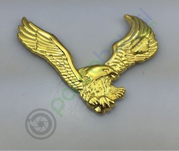 Harley Davidson Gold Eagle 3D Logo Amblem Sticker