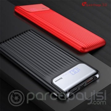 Baseus Thin QC3.0A 10000 Mah Hızlı Şarj Harici Şarj Power Bank