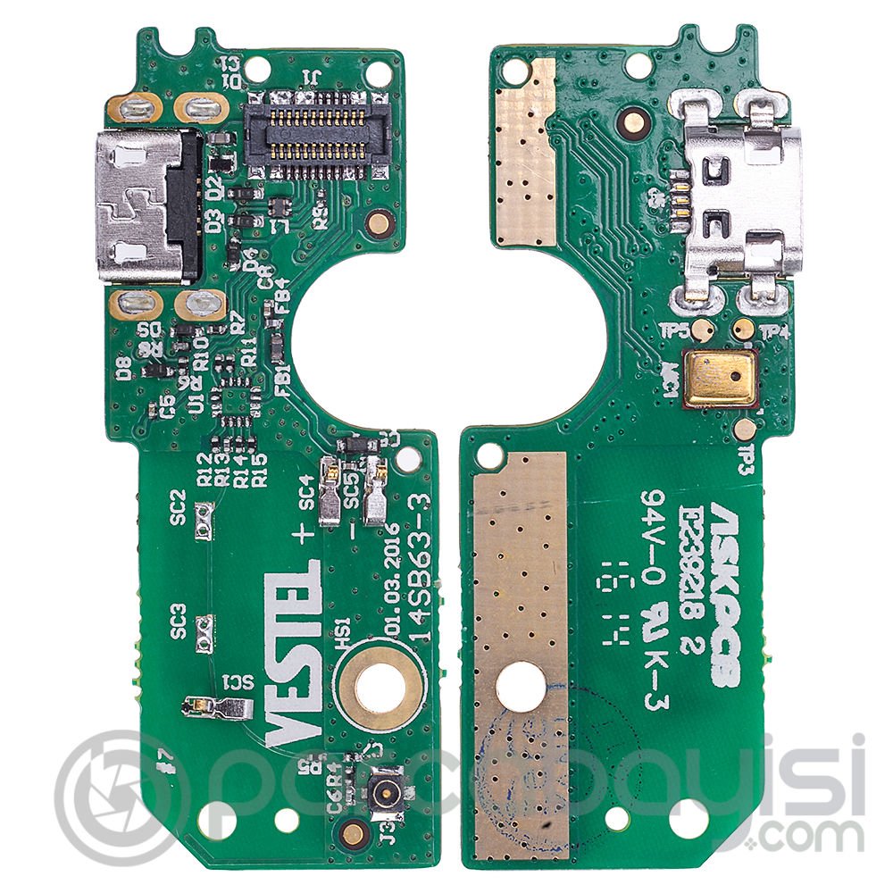 Vestel Venus V3 5010 Şarj Soket Mikrofon Bordu