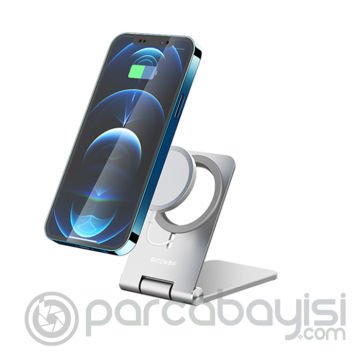 BlitzWolf BW-TS5 Çok Fonksiyonlu Magsafe Uyumlu Masaüstü Telefon Standı