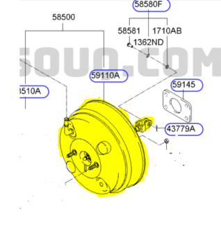 Kia Sportage Fren Vakum Orjinal | 591100Z250