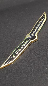Trail Hawk Gold Metal 3D Amblem Logo Orjinal Kalite