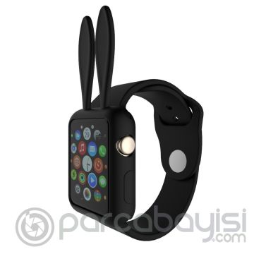 Ally Apple Watch İçin 38mm Tavşan Figürü Silikon Kılıf