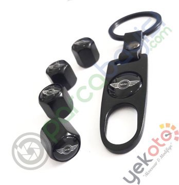 Mını Cooper Metal Anahtarlık Ve Sibop Kapak Seti 1.Kalite