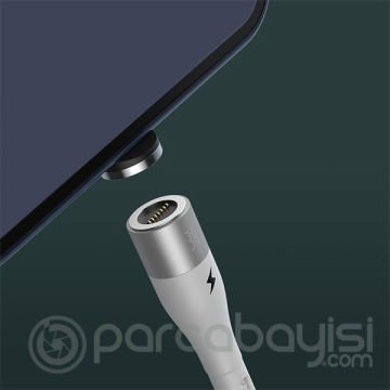 Baseus Zinc Safe Manyetik Usb Kablo Şarj Android Micro 2.1A 1Metre