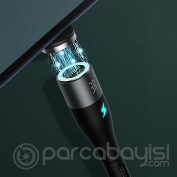 Baseus Zinc Safe Manyetik Usb Kablo Şarj Android Micro 2.1A 1Metre