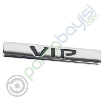 Vıp Metal 3D Logo Amblem Sticker