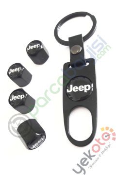Jeep Metal Anahtarlık Ve Sibop Kapak Seti 1.Kalite