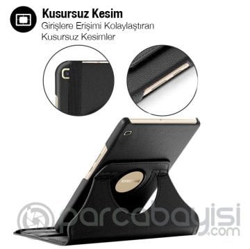 SM Galaxy Tab A7 Lite 2021 8.7 (T220-T225) 360 Derece Döner Standlı Kılıf