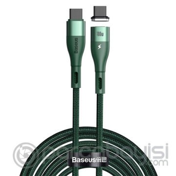 BASEUS Zinc Magnetic PD100W Hızlı Şarj Usb Type-C To Type C Kablo 1.5 Metre MacBook iPad Pro