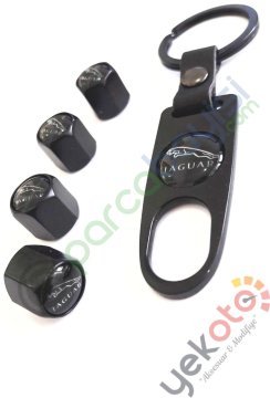 Jaguar Metal Anahtarlık Ve Sibop Kapak Seti 1.Kalite