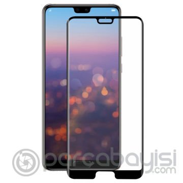 Huawei P20 3d Full Kaplama Kırılmaz Cam Ekran Koruyucu