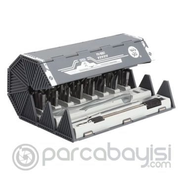 Ally FO-9227 128 Parça Hassas Endüstriyel Profesyonel Tornavida Tamir Seti