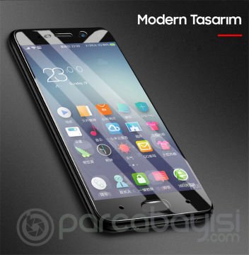 Meizu M6 Note Full Kaplama Kırılmaz Cam Ekran Koruyucu