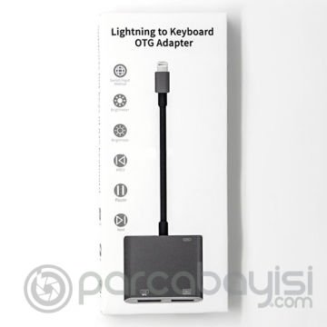 ALLY NK-109KEY 3in1 İPhone-İPad USB+USB Klavye OTG Adaptör