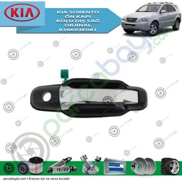 Kia Sorento Ön Kapı Kolu Dış Sağ Orjinal | 826603E081