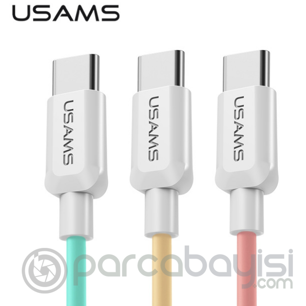 Usams U-Turn Series 1 Metre 2.0 Hızlı Şarj Type-C Usb Kablo