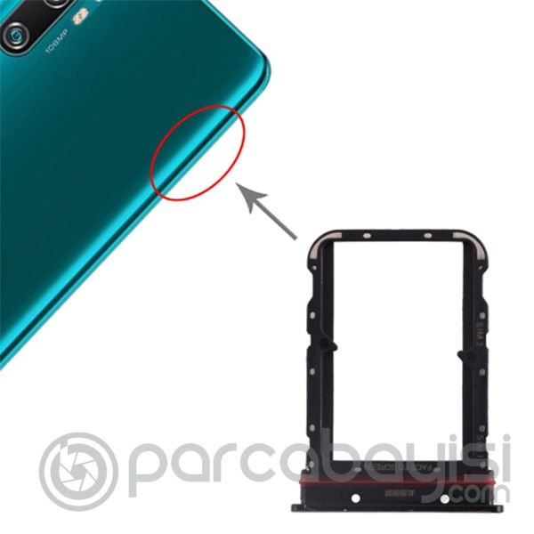 Xiaomi Mi Note 10 Pro-Mi CC9 Pro Sim Kart Yuvası Sim Kızağı Sim Tepsisi