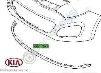 Kia Rio Ön Tampon Alt Bakaliti Orjinal | 865911W200