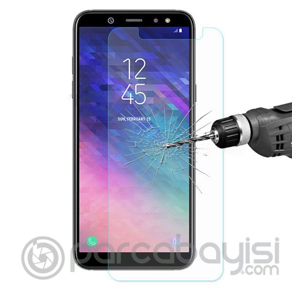 Ally Samsung Galaxy A6+ Plus İçin Kırılmaz Cam Ekran Koruyucu