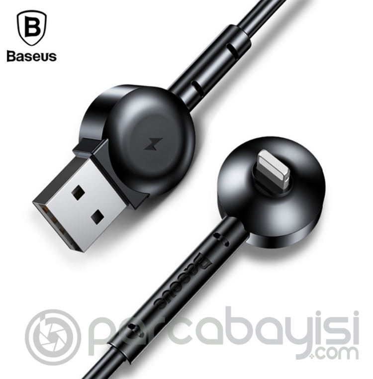 Baseus iPhone Lightning Maruko Video Stand USB Şarj Kablosu