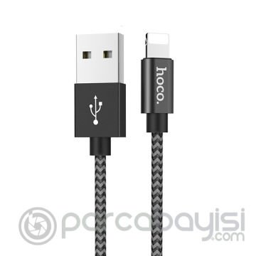 Hoco İPhone 12,11,XR,8-7  Kopmaz Halat Usb Şarj Kablosu