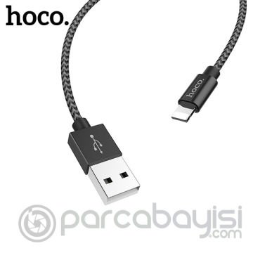 Hoco İPhone 12,11,XR,8-7  Kopmaz Halat Usb Şarj Kablosu