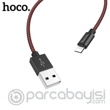 Hoco İPhone 12,11,XR,8-7  Kopmaz Halat Usb Şarj Kablosu