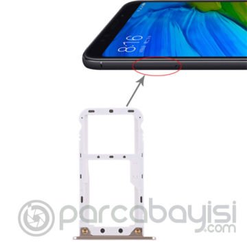 Xiaomi Redmi 5+Plus Sim Kart Yuvası Sim Kızağı Sim Tepsisi