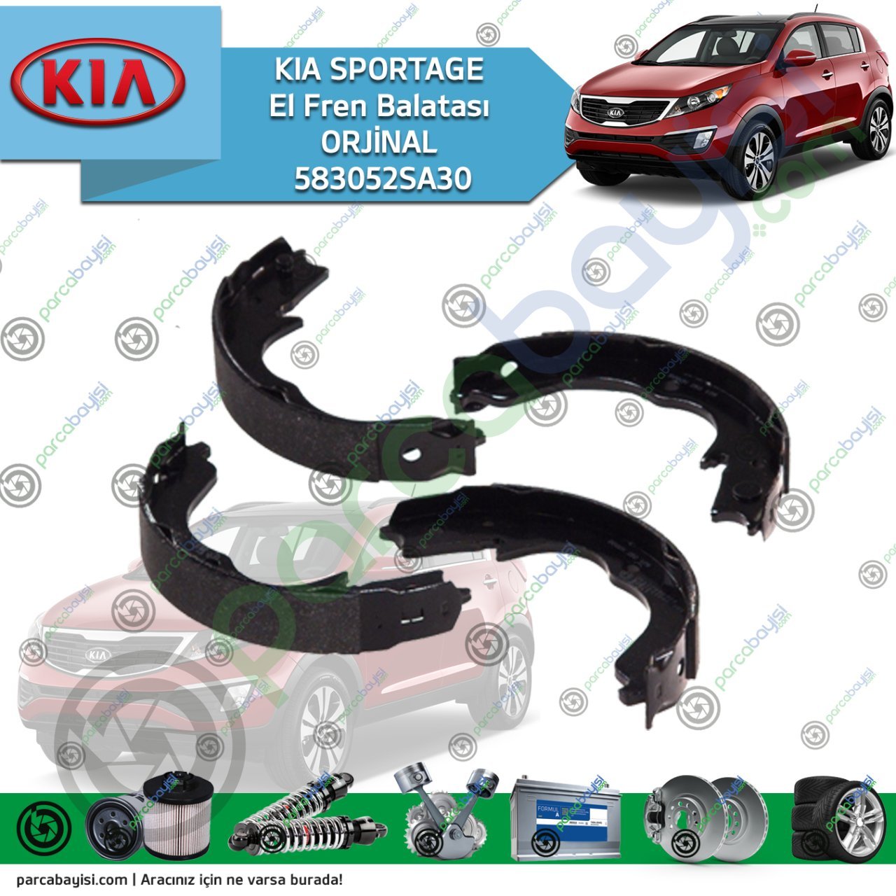 Kia Sportage El Fren Balatası Orjinal | 583052Sa30