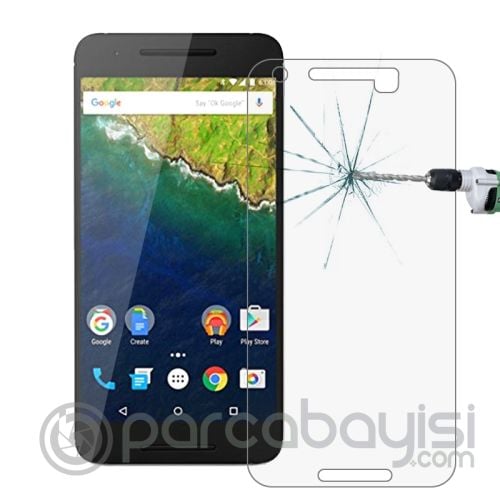 Huawei Nexus 6p Tempered Kırılmaz Cam Ekran Koruyucu