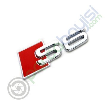 S6 Metal 3D Logo Amblem Sticker