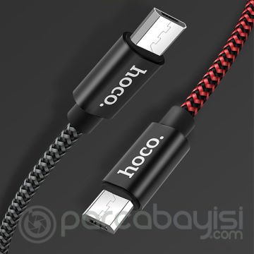 Hoco X14 Max Android Micro Usb Kopmaz Halat Usb Şarj Kablosu