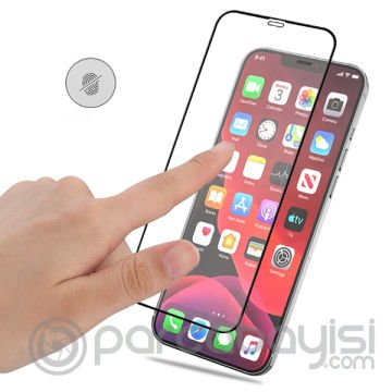 İPhone 12 Mini 5.4 Full Glue Tempered Cam Ekran Koruyucu Full Kaplama