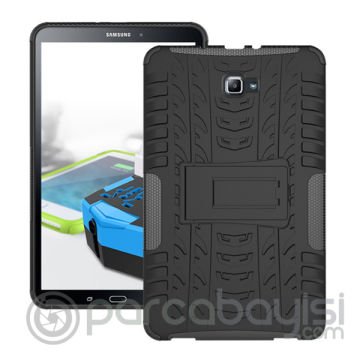 Ally Galaxy Tab A 10.1 (2016) T580, T585,Şook Proof Zırhlı Standlı Kılıf