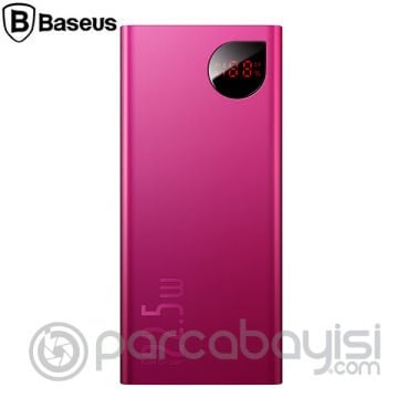 Baseus Adaman 22.5W Hızlı Şarj 10000mAh Power Bank Metal Kasa Digital dijital gösterge