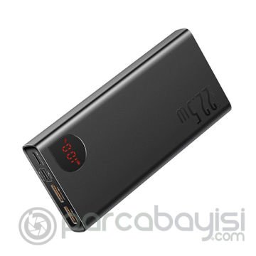 Baseus Adaman 22.5W Hızlı Şarj 10000mAh Power Bank Metal Kasa Digital dijital gösterge